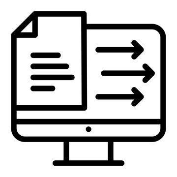 data entry line icon