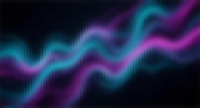 Magenta Cyan Sine Wave Background

