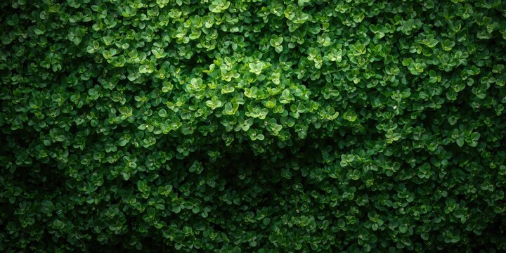 Fresh green creeping Charlie plants forming a vibrant ground foliage background