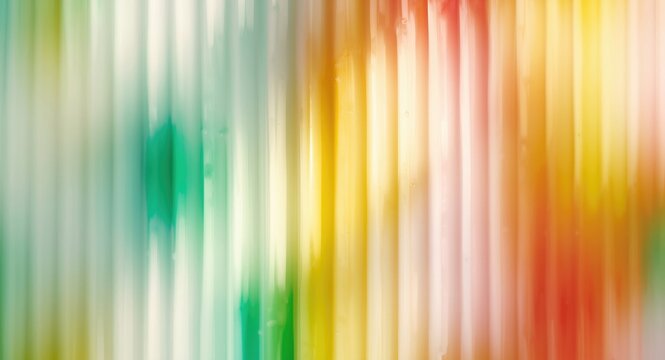 Colorful corrugated plastic background with white green yellow and red tones
