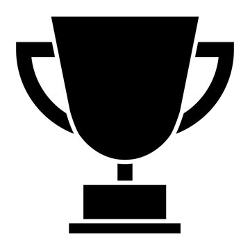 Champions cup icon vector. Trophy illustration sign. Winner symbol. Champion logo.