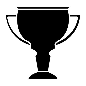Champions cup icon vector. Trophy illustration sign. Winner symbol. Champion logo.