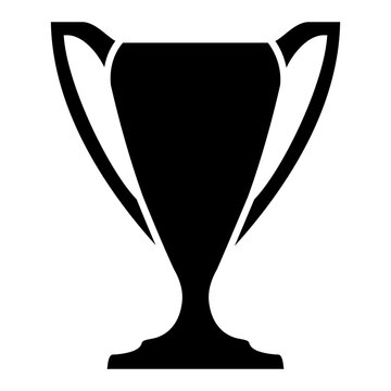 Champions cup icon vector. Trophy illustration sign. Winner symbol. Champion logo.