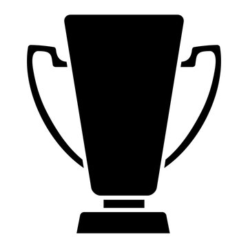 Champions cup icon vector. Trophy illustration sign. Winner symbol. Champion logo.