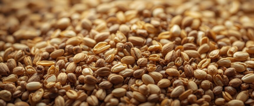 Detailed seed and grain blend texture used in feed for birds and animals
