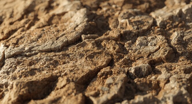 Close up view of a textured porphyry stone surface highlighting architectural details