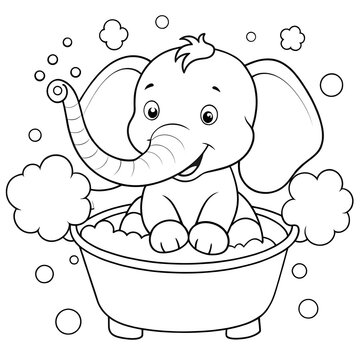 baby in bath