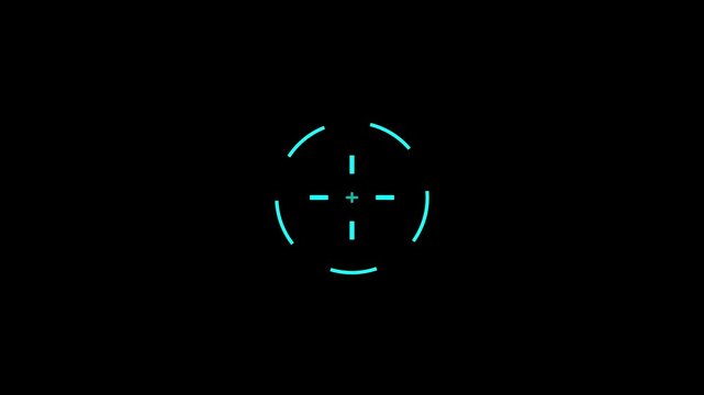 bitcoin exchange animated outline icon with alpha channel. bitcoin exchange 4k video animation for web, mobile and ui design 4k video