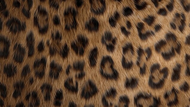 Detailed texture design exhibiting natural leopard fur print