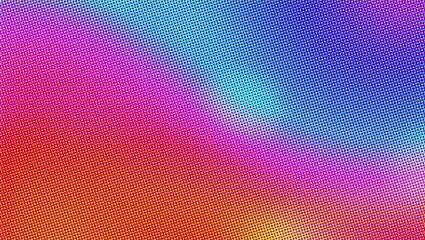 Vibrant gradient background, abstract colorful texture, modern holographic design, bright neon color blend, smooth digital art wallpaper halftone gradient background © HAPIXEL