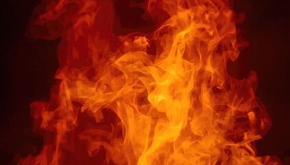 Fototapeta premium Flame color variations demonstrating heat radiation