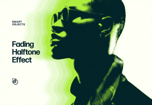 Fading Photo Effect &ndash; Halftone for Album Cover & Social Media (PSD)