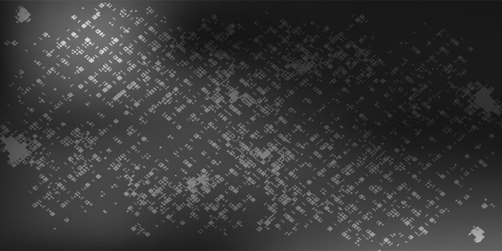 Abstract dark gray grunge grid pattern background with distressed texture effects. benner poster