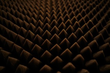 Fototapeta premium Acoustic Foam Pyramid Texture