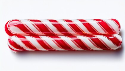 Obraz premium Red And White Striped Candy Cane