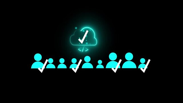 AI technology resources and digital recruitment technology. Online job search system, smart resume screening, candidate selection, future workforce management, and cloud data analysis concept 4k