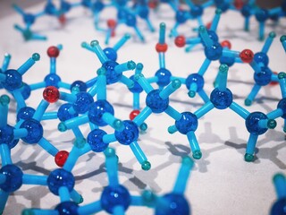 Molecular structure model Chemistry science education and Nanotechnology element © VTT Studio