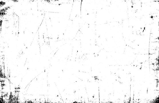 Grunge texture, abstract black and white textured background with scratches and distressed surface pattern