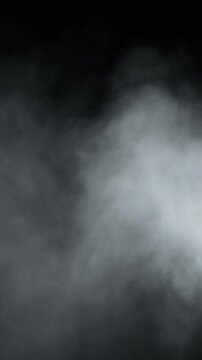 白い霞が流れるミスト背景エフェクト