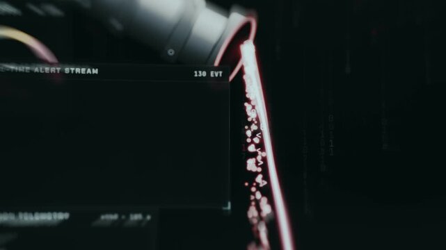 Pipe leaking binary data symbolizing information security breach