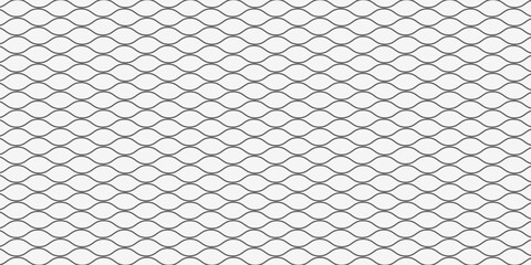 Curved net pattern. Seamless design for sportswear or equipment like soccer goals, volleyball nets, basketball hoops, hockey nets, and athletic gear © Uddin