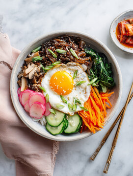 vegetarian bi bim bap 