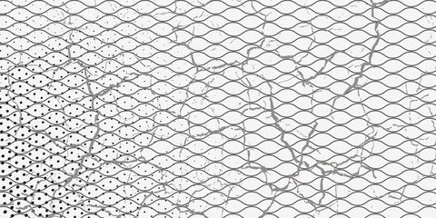 Curved net pattern. Seamless design for sportswear or equipment like soccer goals, volleyball nets, basketball hoops, hockey nets, and athletic gear © Uddin