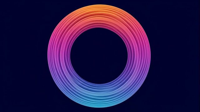 Vibrant multicolored circular gradient pattern.