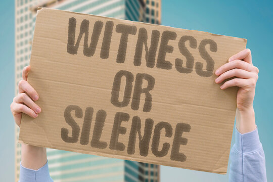 "Witness Or Silence" Without observers, atrocities go permanently unrecorded. WITNESS. RECORD. TRUTH. DOCUMENT. SILENCE.
