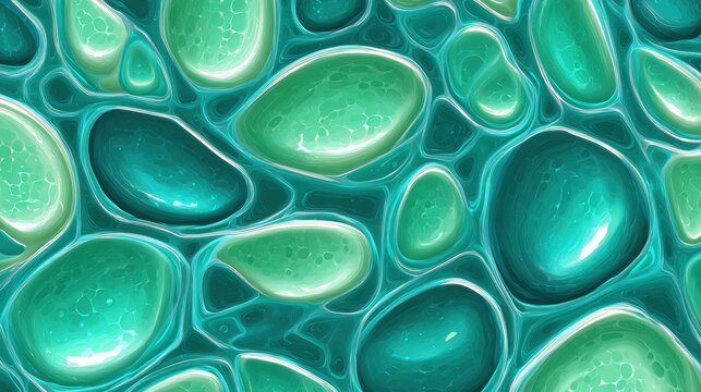 Seamless glossy slime tile pattern for background design