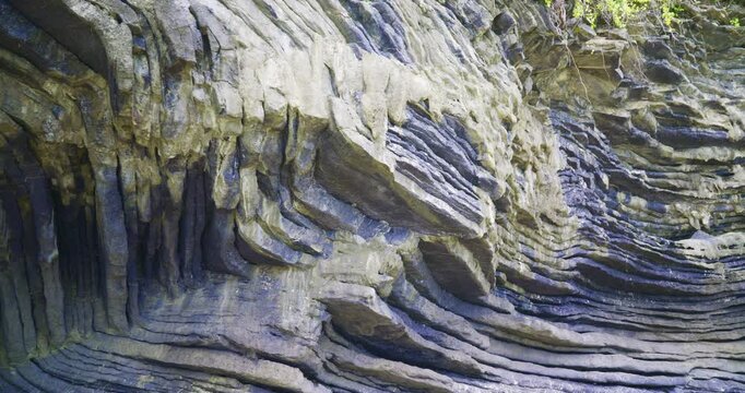 Khao Hin Phap Pha or Pancake Rock features a natural formation of layered rock or pancake rock with a flat raised platform Nakornsrithammarat Thailand