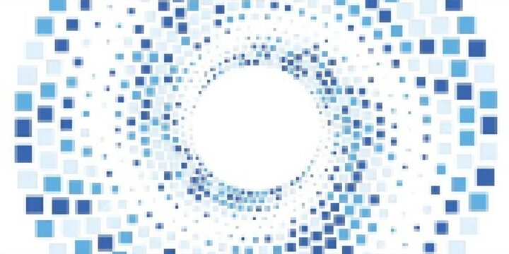 Geometric background square styles colorful rectangles halftone pixel pattern.
