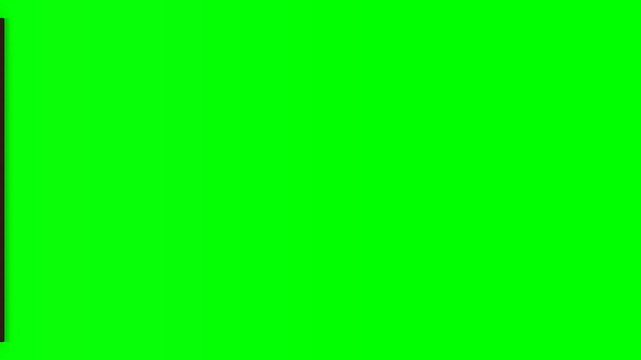 Bright Green Screen Chroma Key Background with Subtle Shadow Edge