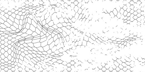 Mesh texture for fishing nets. Grunge pattern for sportswear or soccer goal, volleyball net, basketball. © van