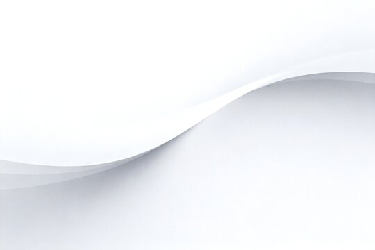 Abstract white wave design