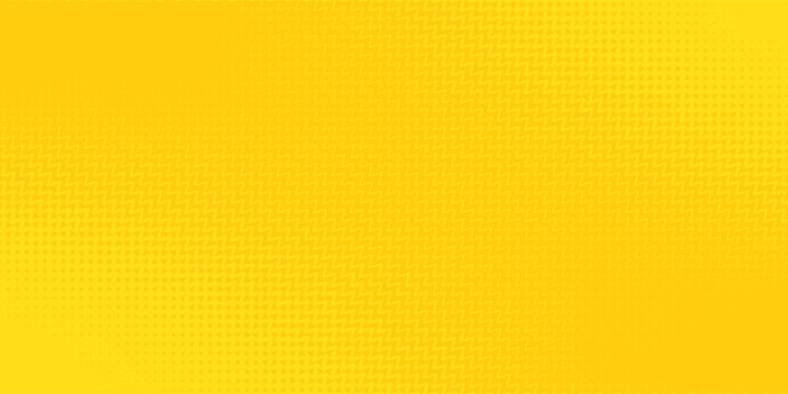 Yellow orange halftone pattern triagle dot cartoon texture. Pop art faded gradient pattern