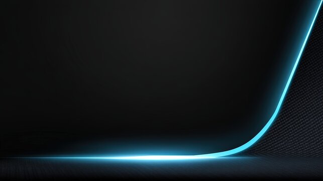 black background with blue neon accents, carbon fiber pattern in the bottom right corner, simple and minimalistic design 