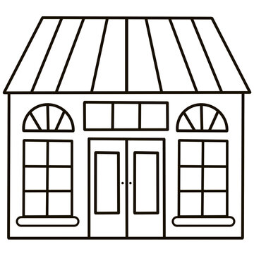 vector illustration of a house bakery