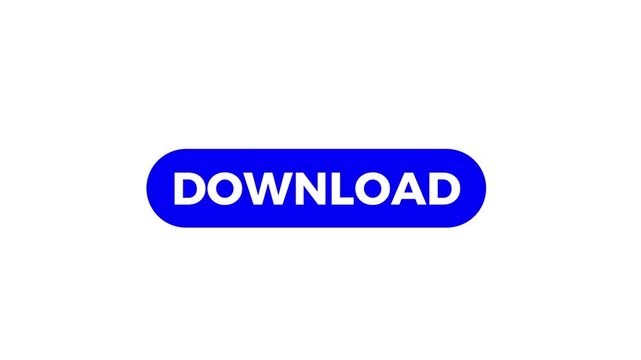 Download button bright blue on white background represents digital access and online options.