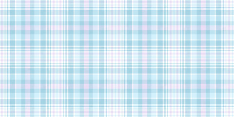 Seamless fabric texture in pastel colors in tartan style © Катерина S