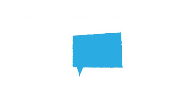 Flat illustration of connecticut state map in a blue speech bubble, perfect for social media posts, travel websites, or educational materials.
