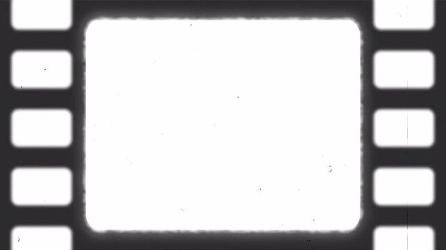 Vintage film strip frame perfect for retrothemed designs or adding a nostalgic touch to photography projects with a unique texture. Alpha Cannel 4K 