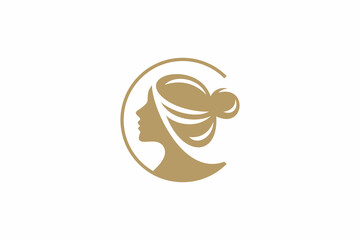 Obraz premium Letter C Beauty Salon Logo 