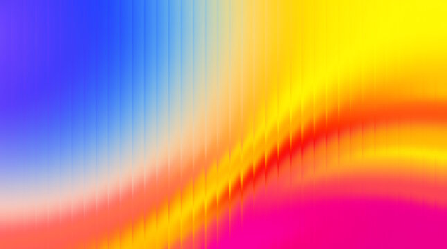 Abstract gradient background with colorful wavy shapes, modern design