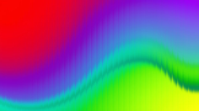 Multicolored gradient background with wavy pattern, abstract design