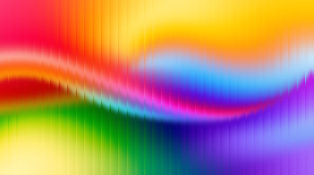 Rainbow abstract background with colorful gradient waves for web design and social media