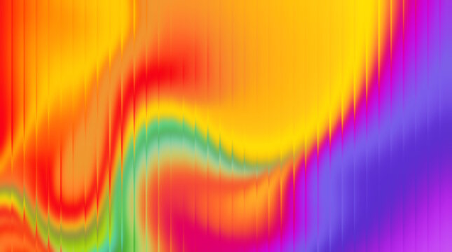 Abstract colorful gradient background with wavy shapes, vibrant multicolor texture