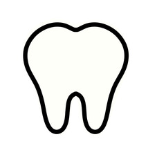 Obraz premium Dental Tooth Icon