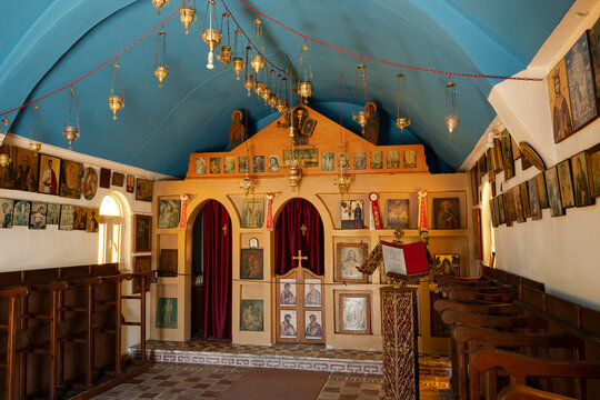 Interior einer griechisch orthodoxen Kapelle