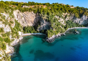 Fototapeta premium The coast near the city of Palinuro, Campania, Italy
